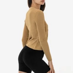 Los Angeles Apparel RFK218 - Viscose Nylon V-Neck Cardigan