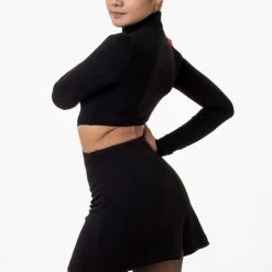 Los Angeles Apparel Women's PON408 - Ponte Diamond Cutout Dress