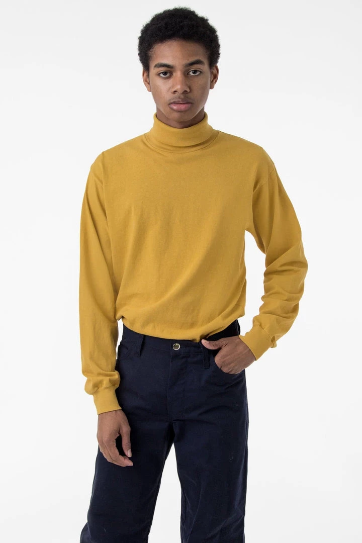 Los Angeles Apparel 1811GD Mix - Long Sleeve Garment Dye Turtleneck 10 Los Angeles Apparel 1811GD Mix - Long Sleeve Garment Dye Turtleneck