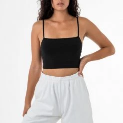 Los Angeles Apparel 8396 - Spaghetti Crop Top