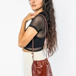 Los Angeles Apparel Women's CWLTR002 - Cowhide Drawstring Bag