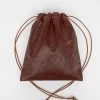 Los Angeles Apparel Women's CWLTR002 - Cowhide Drawstring Bag