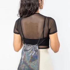 Los Angeles Apparel Women's CWLTR002 - Cowhide Drawstring Bag