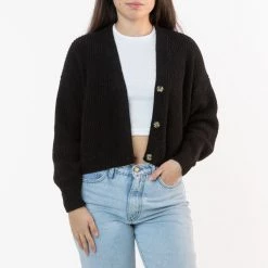 Los Angeles Apparel FM35GD - Fisherman Cropped Cardigan