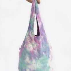 Los Angeles Apparel BD13TD - Bull Denim Tie Dye Shopping Bag Women's