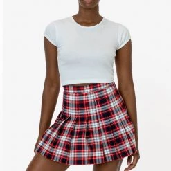 Los Angeles Apparel RGB300P - Plaid Tennis Skirt Women's