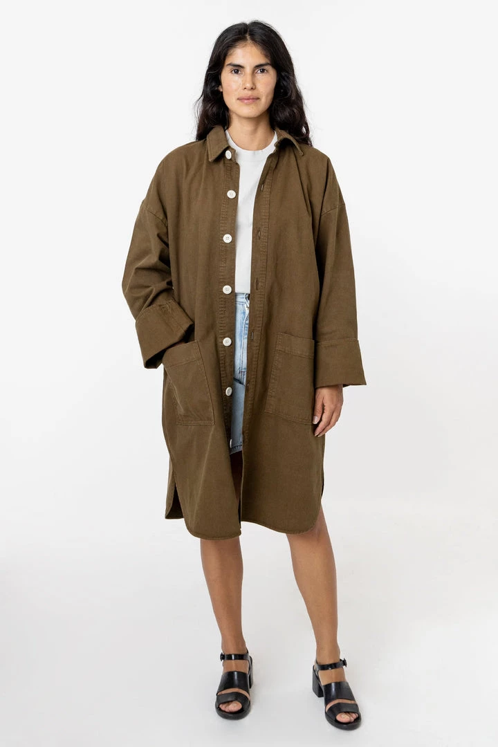 Los Angeles Apparel RCT312GD - Mid Length Lab Coat 4 Los Angeles Apparel RCT312GD - Mid Length Lab Coat