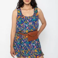 Los Angeles Apparel RPCH03 - Chiffon A-Line Mini Dress Women's