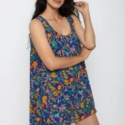 Los Angeles Apparel RPCH03 - Chiffon A-Line Mini Dress Women's