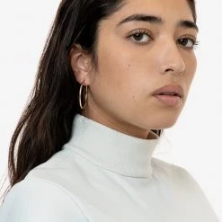 Los Angeles Apparel Women's EARHOOP01 - Timeless Small Hoop Earrings