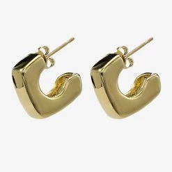 Los Angeles Apparel EARHOOPMIN - Minimalist Hoop Earrings