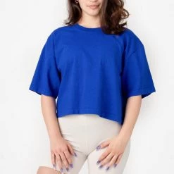 Los Angeles Apparel Women's 1820GD - Oversized Crop Tee