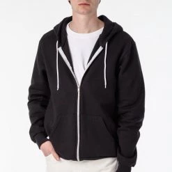 Los Angeles Apparel F97 - Flex Fleece Zip Up Hoodie Men's