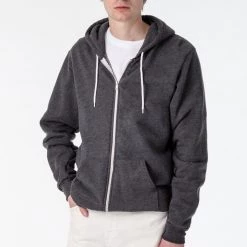 Los Angeles Apparel F97 - Flex Fleece Zip Up Hoodie Men's