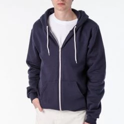 Los Angeles Apparel F97 - Flex Fleece Zip Up Hoodie Men's