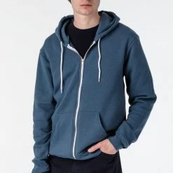 Los Angeles Apparel F97 - Flex Fleece Zip Up Hoodie Men's