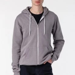 Los Angeles Apparel F97 - Flex Fleece Zip Up Hoodie Men's