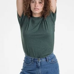 Los Angeles Apparel Women's FF01 Unisex - Poly-Cotton Crew Neck T-Shirt