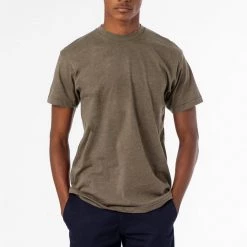 Los Angeles Apparel FF01 - Poly-Cotton Crew Neck T-Shirt Men's