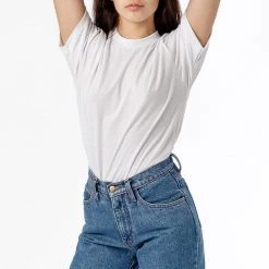 Los Angeles Apparel Women's FF01 Unisex - Poly-Cotton Crew Neck T-Shirt 15 Los Angeles Apparel Women's FF01 Unisex - Poly-Cotton Crew Neck T-Shirt