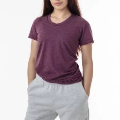 Los Angeles Apparel FF3001 - Short Sleeve Cotton-Poly T-Shirt Women's