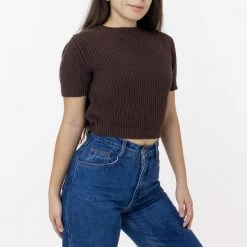 Los Angeles Apparel Women's FM06GD - Fisherman Cropped Tee 41 Los Angeles Apparel Women's FM06GD - Fisherman Cropped Tee