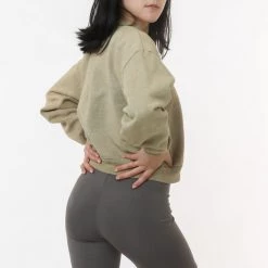 Los Angeles Apparel HF06GD - 14 Oz Pigment Dye Heavy Fleece Cropped Mock Neck Pullover