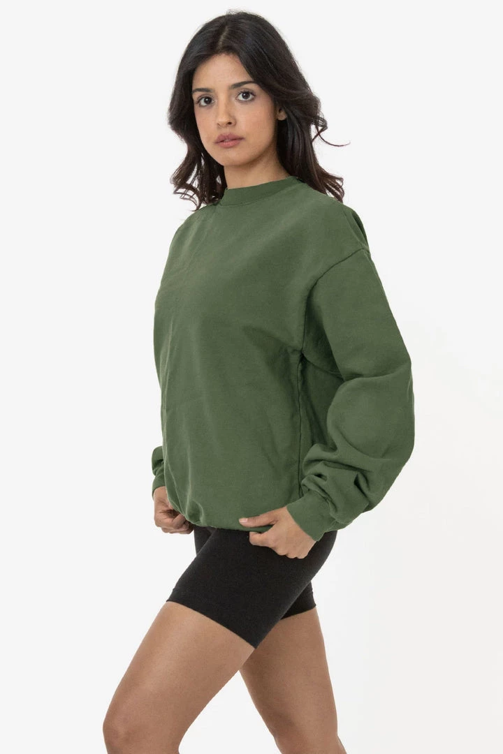 Los Angeles Apparel Women's HF07GD Mix - 14oz. Garment Dye Heavy Fleece Pullover Crewneck Sweatshirt (New & Now) 6 Los Angeles Apparel Women's HF07GD Mix - 14oz. Garment Dye Heavy Fleece Pullover Crewneck Sweatshirt (New & Now)
