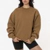 Los Angeles Apparel HF07GD Unisex - 14oz. Garment Dye Heavy Fleece Pullover Crewneck Sweatshirt (New & Now) Women's 2 Los Angeles Apparel HF07GD Unisex - 14oz. Garment Dye Heavy Fleece Pullover Crewneck Sweatshirt (New & Now) Women's