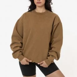 Los Angeles Apparel Women's HF07GD Mix - 14oz. Garment Dye Heavy Fleece Pullover Crewneck Sweatshirt (New & Now) 17 Los Angeles Apparel Women's HF07GD Mix - 14oz. Garment Dye Heavy Fleece Pullover Crewneck Sweatshirt (New & Now)