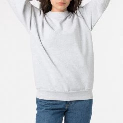 Los Angeles Apparel HF-07 Unisex - 14oz. Heavy Fleece Pullover Crewneck Sweatshirt Women's