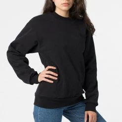 Los Angeles Apparel HF-07 Unisex - 14oz. Heavy Fleece Pullover Crewneck Sweatshirt Women's