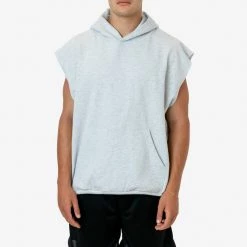 Los Angeles Apparel Men's HF-08 - 14 Oz. Heavy Fleece Sleeveless Hooded Pullover 14 Los Angeles Apparel Men's HF-08 - 14 Oz. Heavy Fleece Sleeveless Hooded Pullover
