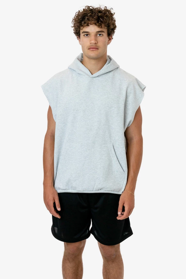 Los Angeles Apparel Men's HF-08 - 14 Oz. Heavy Fleece Sleeveless Hooded Pullover 8 Los Angeles Apparel Men's HF-08 - 14 Oz. Heavy Fleece Sleeveless Hooded Pullover