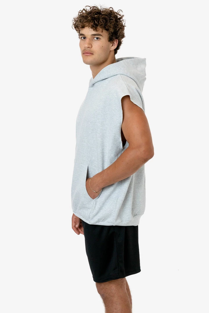 Los Angeles Apparel Men's HF-08 - 14 Oz. Heavy Fleece Sleeveless Hooded Pullover 3 Los Angeles Apparel Men's HF-08 - 14 Oz. Heavy Fleece Sleeveless Hooded Pullover