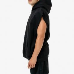 Los Angeles Apparel Men's HF-08 - 14 Oz. Heavy Fleece Sleeveless Hooded Pullover 12 Los Angeles Apparel Men's HF-08 - 14 Oz. Heavy Fleece Sleeveless Hooded Pullover