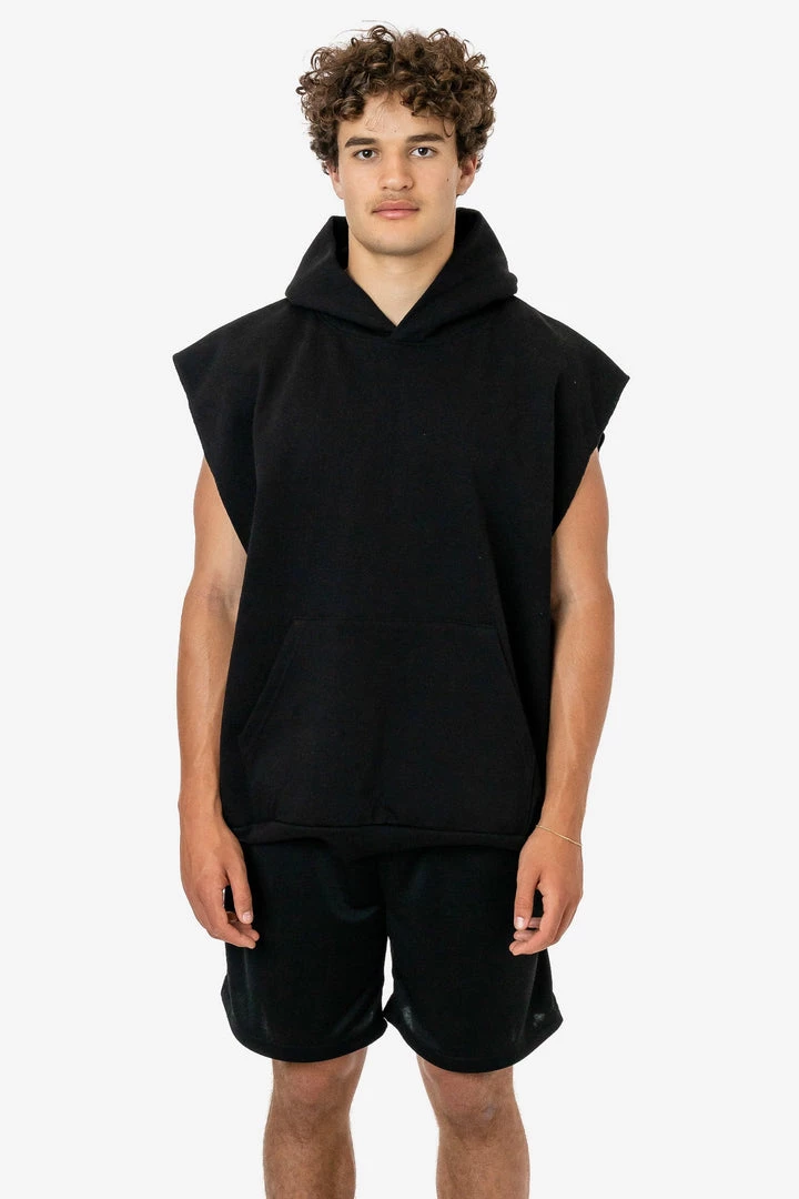 Los Angeles Apparel Men's HF-08 - 14 Oz. Heavy Fleece Sleeveless Hooded Pullover 4 Los Angeles Apparel Men's HF-08 - 14 Oz. Heavy Fleece Sleeveless Hooded Pullover