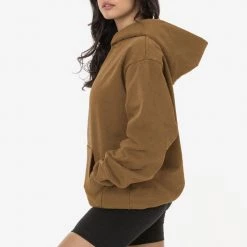 Los Angeles Apparel Women's HF09GD Unisex - Garment Dye 14oz. Heavy Fleece Hooded Pullover Sweatshirt (New & Now)