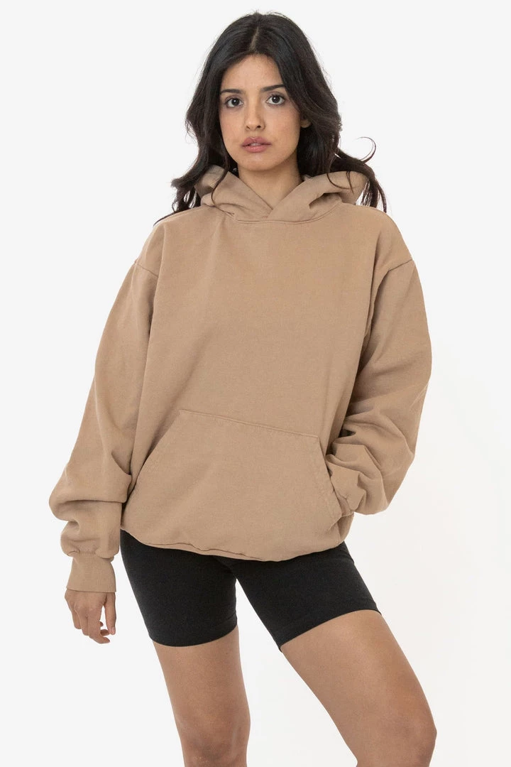 Los Angeles Apparel Women's HF09GD Unisex - Garment Dye 14oz. Heavy Fleece Hooded Pullover Sweatshirt (New & Now) 7 Los Angeles Apparel Women's HF09GD Unisex - Garment Dye 14oz. Heavy Fleece Hooded Pullover Sweatshirt (New & Now)
