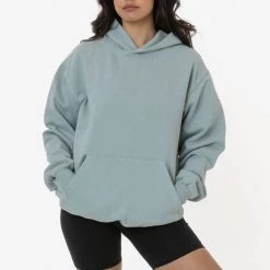 Los Angeles Apparel HF09GD Mix - Garment Dye 14oz. Heavy Fleece Hooded Pullover Sweatshirt (New & Now) Women's 14 Los Angeles Apparel HF09GD Mix - Garment Dye 14oz. Heavy Fleece Hooded Pullover Sweatshirt (New & Now) Women's