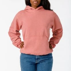 Los Angeles Apparel HF09GD Unisex - Garment Dye 14oz. Heavy Fleece Hooded Pullover Sweatshirt Women's