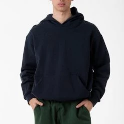 Los Angeles Apparel Unisex HF-09 Mix - 14oz. Heavy Fleece Hooded Pullover Sweatshirt