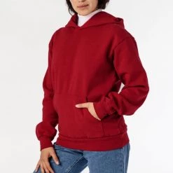 Los Angeles Apparel HF09GD Mix - Garment Dye 14oz. Heavy Fleece Hooded Pullover Sweatshirt