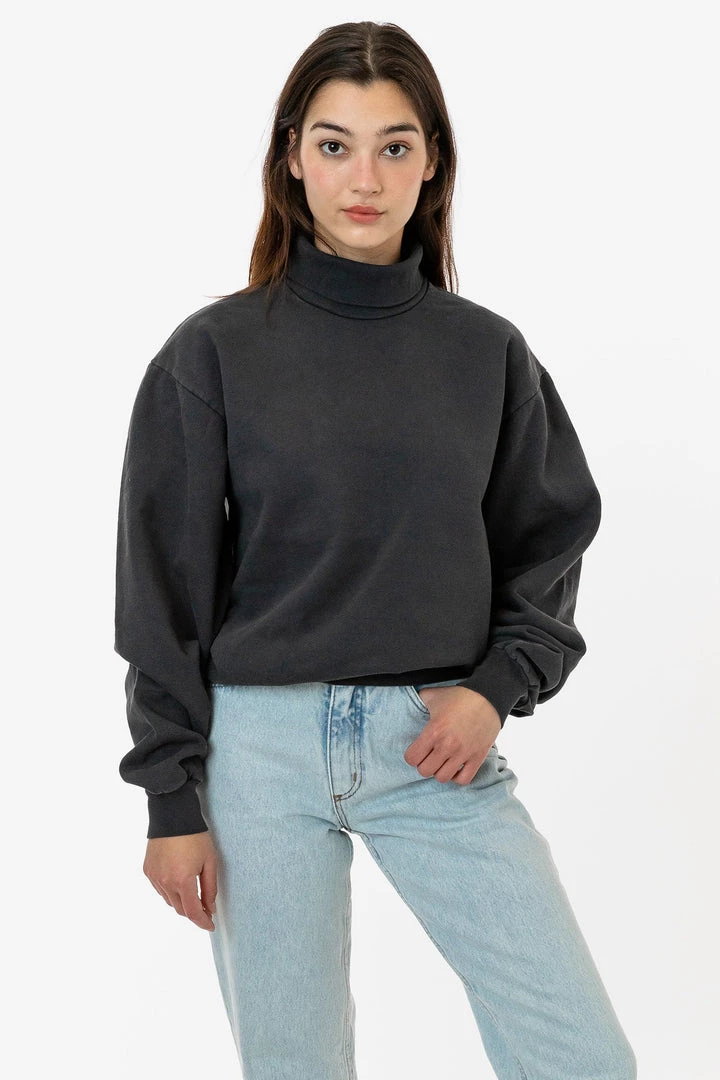 Los Angeles Apparel Women's HF13GD Unisex - 14 Oz Heavy Fleece Turtleneck Sweatshirt 3 Los Angeles Apparel Women's HF13GD Unisex - 14 Oz Heavy Fleece Turtleneck Sweatshirt