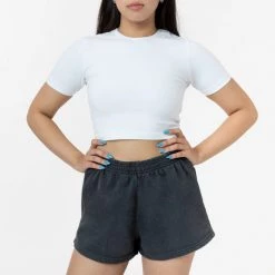 Los Angeles Apparel HF314GD - Garment Dye Heavy Fleece Short Shorts 21 Los Angeles Apparel HF314GD - Garment Dye Heavy Fleece Short Shorts