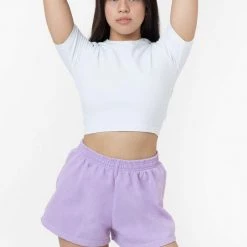 Los Angeles Apparel HF314GD - Garment Dye Heavy Fleece Short Shorts