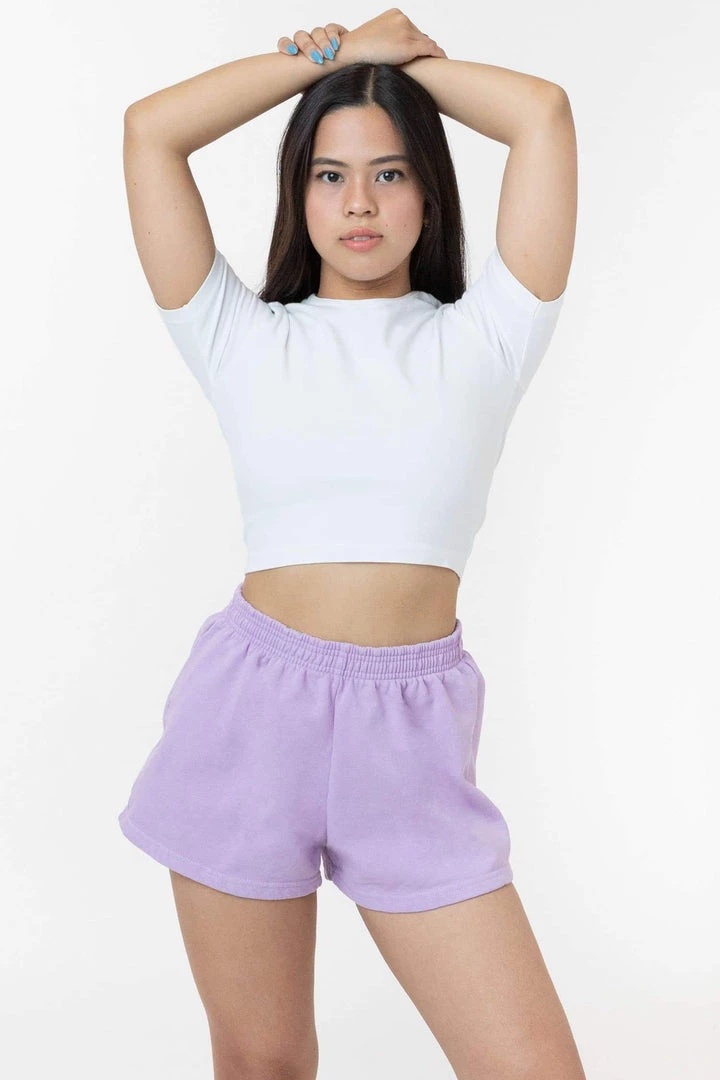 Los Angeles Apparel HF314GD - Garment Dye Heavy Fleece Short Shorts 3 Los Angeles Apparel HF314GD - Garment Dye Heavy Fleece Short Shorts