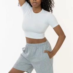 Los Angeles Apparel 1241GD Unisex - Mid-Length Heavy Jersey Shorts