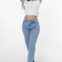 Los Angeles Apparel RDNW01 - Women's Relaxed Fit Jeans