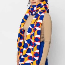 Los Angeles Apparel Women's JQSCARF02 - OpArt Scarf
